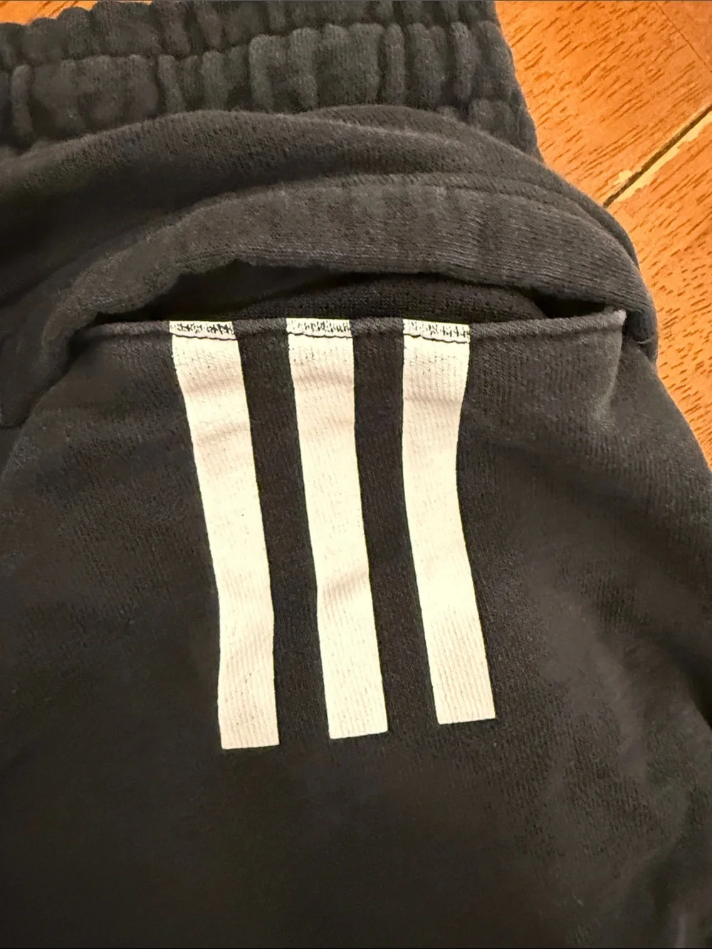 adidas Black Boys' Athletic Shorts with Logo small